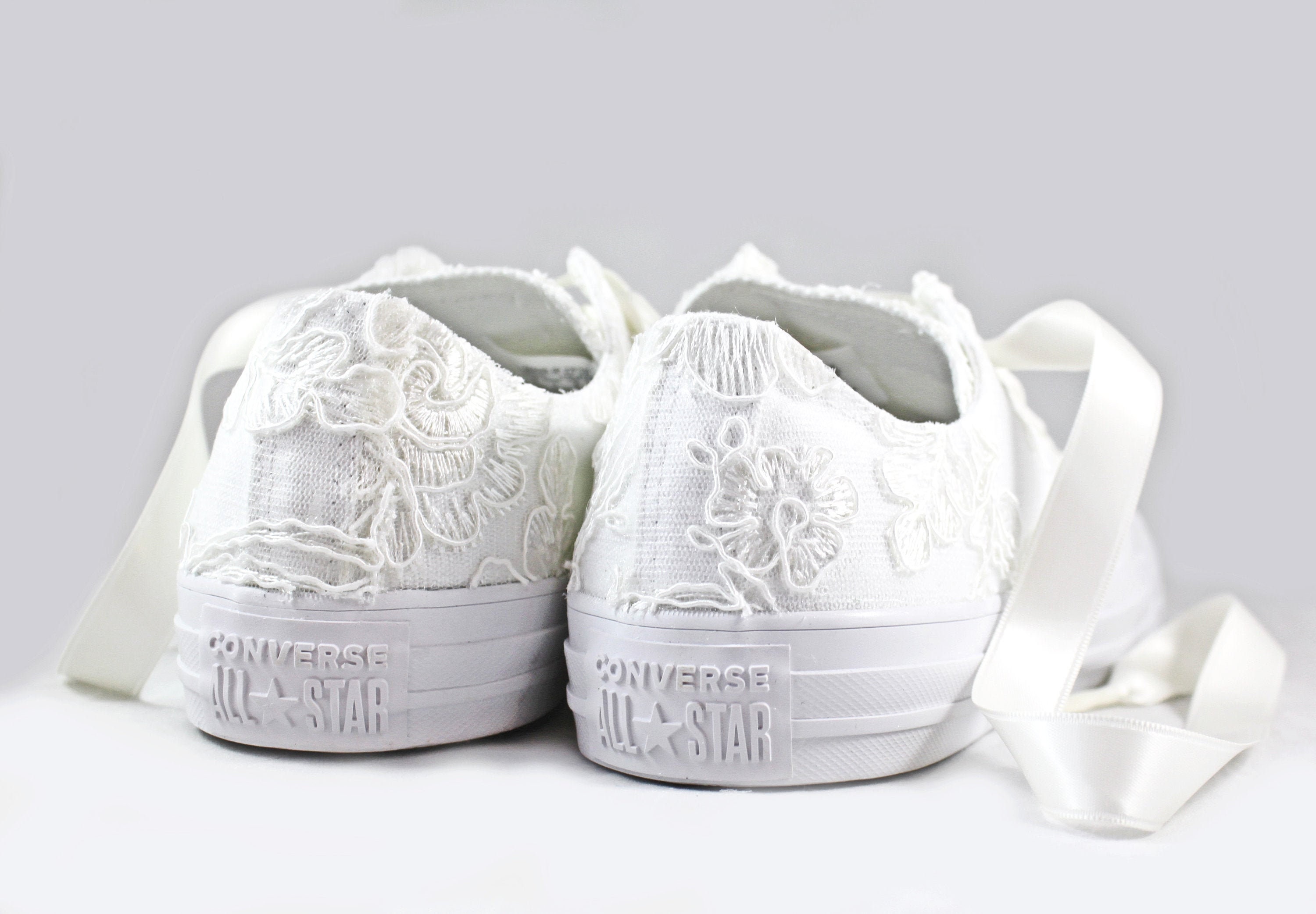 ivory lace converse