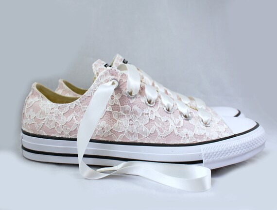 lace material converse