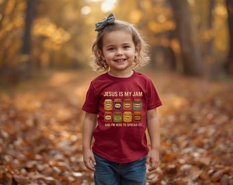 Toddler Jesus is My Jam T-shirt, Mommy & Me Matching, Kids Religious Tee, Christian Family Shirts, Baby First Easter Outfit
