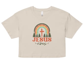 Jesus Vibes crop top