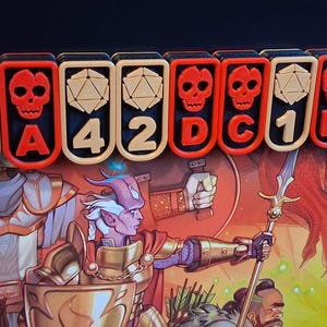 D&D Initiative Tracker for DM Screen | Dungeons and Dragons Combat Tracker | Dungeon Master Gift | DnD Turn Order Tracker | Pathfinder