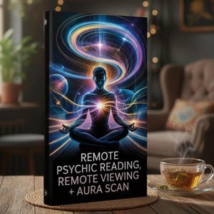 Lectura psíquica a distancia: visión remota + escaneo del aura (PDF imprimible de 30 páginas)