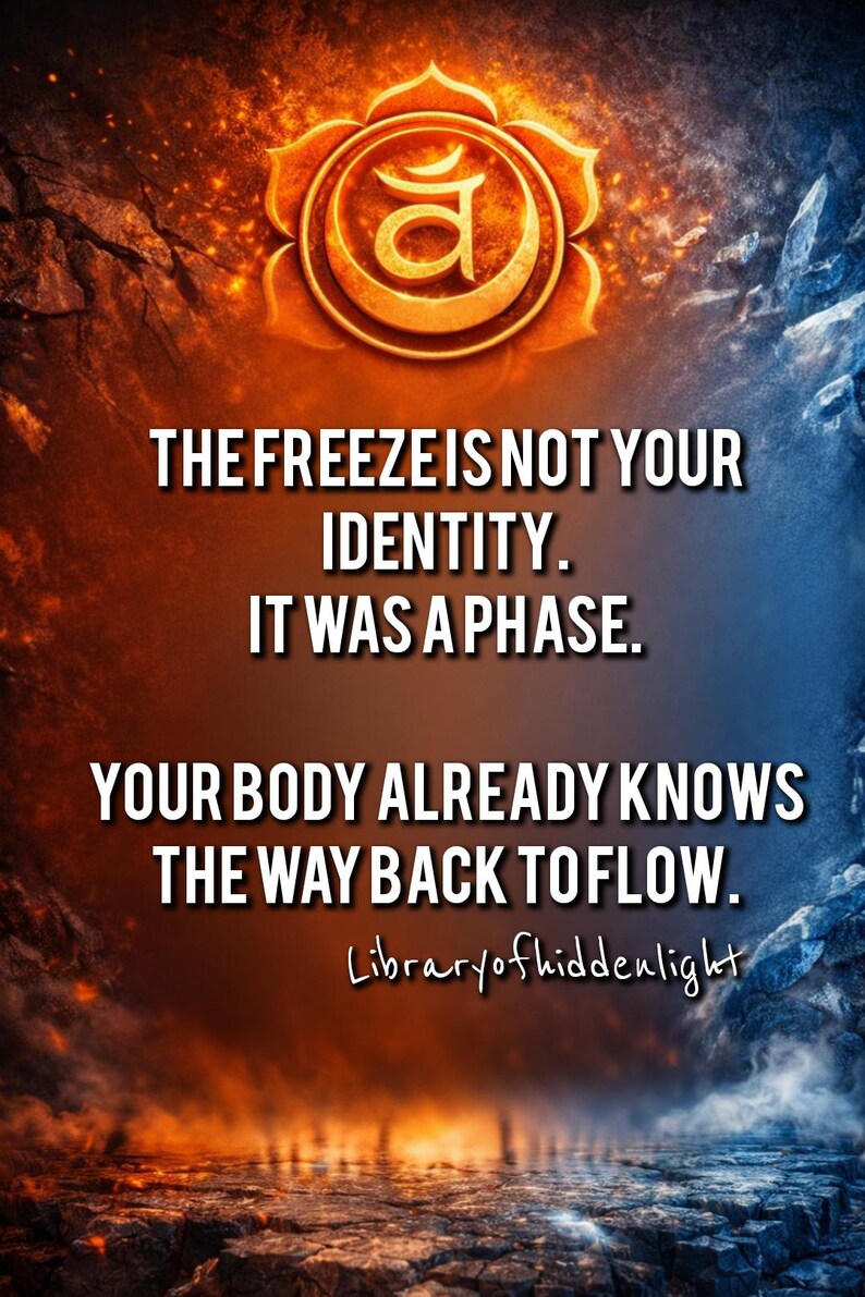Sacral Chakra Trauma Release Guide & Freeze Response Recovery Guide ...