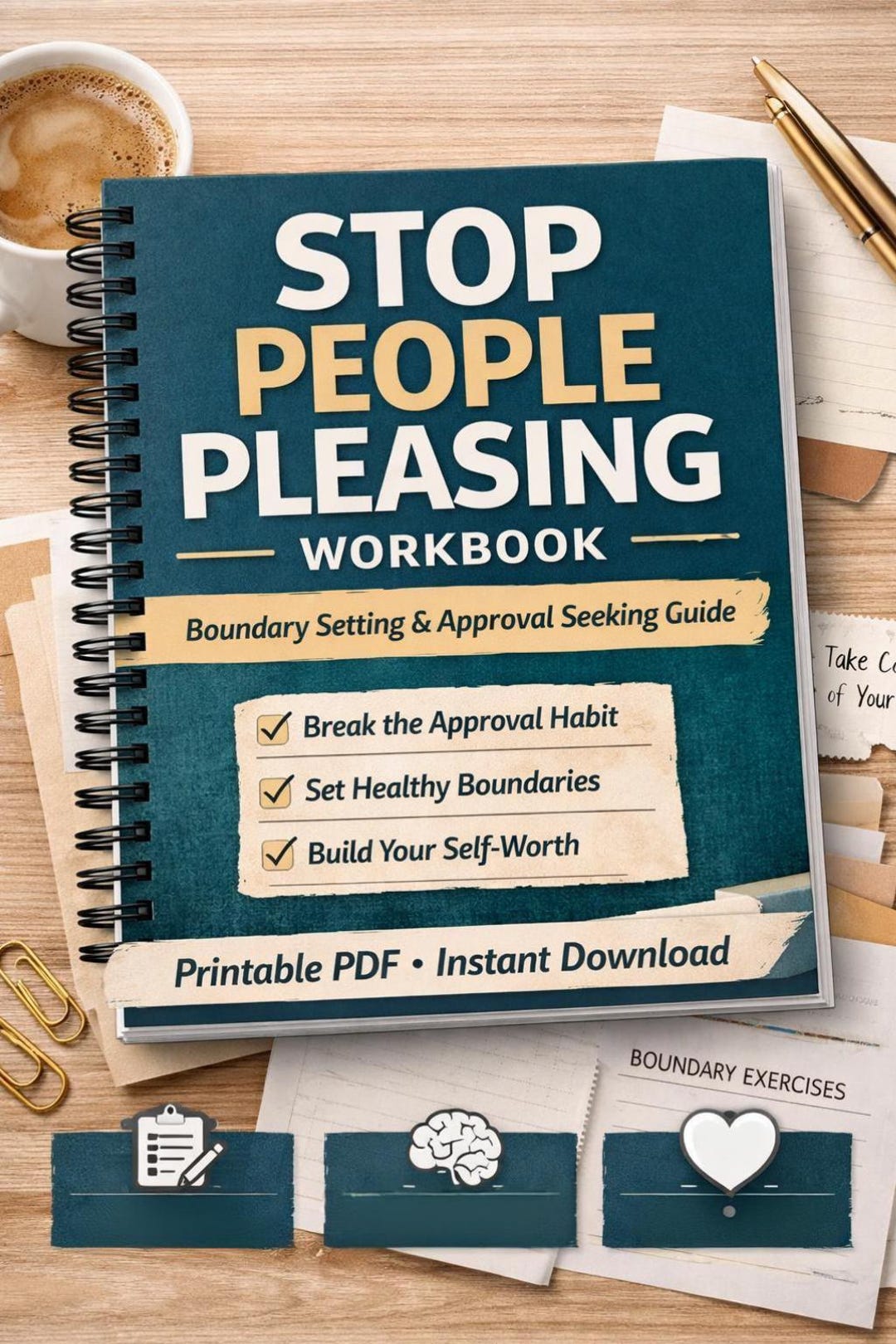 Stop People Pleasing Workbook – Boundary Setting & Approval Seeking ...