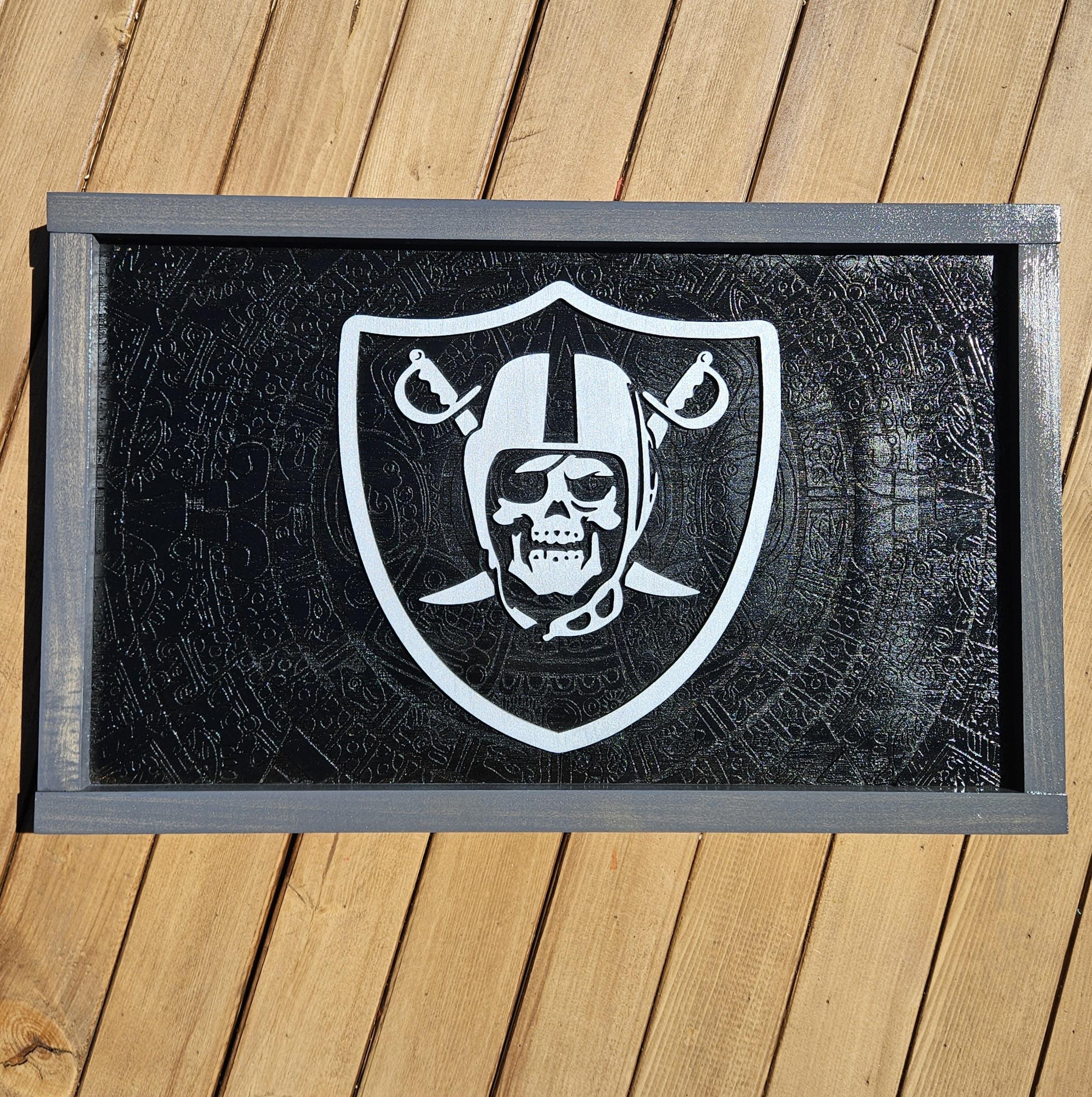 Raiders Skull Aztec Wall Art - Etsy