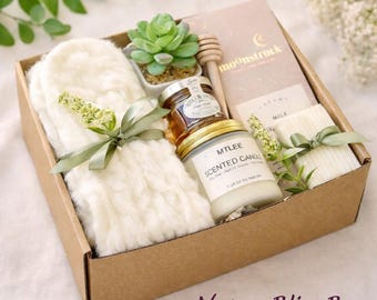 Gift Box for Her, Self Care Spa Gift Set, Birthday Gift for Women, Relaxation Box, Care Package, Get Well Gift