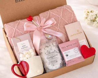 Gift Box for Her, Self Care Spa Gift Set, Birthday Gift for Women, Relaxation Gift, Care Package, Pamper Box, Mothers Day Wife Mom