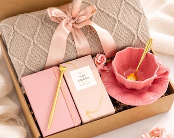 Birthday Gift for Women, Gift Box for Her, Thinking of You Gift, Self Care Gift Box, Care Package, Spa Gift Basket