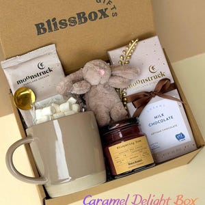 Gift Box For Her, Cozy Spa Gift Set, Gift for Women, Self Care Package, Birthday Gift Box, Thinking of You Gift, Thank You Gift,Hug in a Box