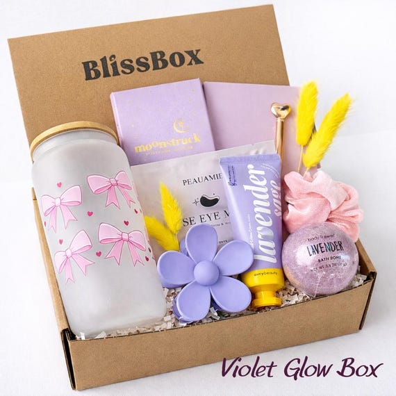 Birthday Gift Box for Her, Best Friend Gift Box, Teen Girl Gift, Self Care Package, Thinking of You, Gift for Daughter, Spa Gift Basket