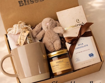 Gift Box for Women, Birthday Gift, Thinking of You Gift, Care Package, Self Care Gift Basket, Wellness Box