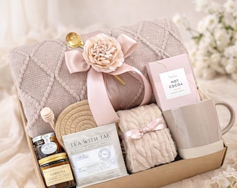 Cozy Gift Box, Gift for Her, Self Care Gift Box, Care Package, Relaxation Gift, Spa Gift Set, Cozy Gift Box, Unique Gift Idea for Women