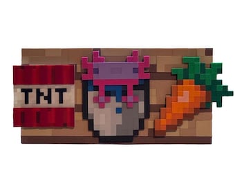 Pixel Magnetic Sign – 3D Printed Door or Wall Decor - Perfect Gift