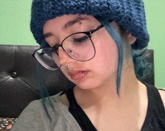 Crochet Ribbed Beanie