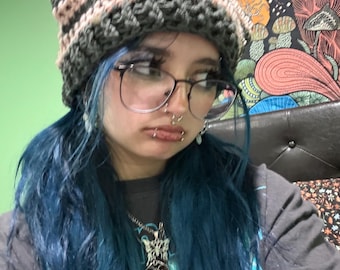 Crochet Cat Beanie *PATTERN* beginner friendly with video demonstration Instant Digital Download PDF