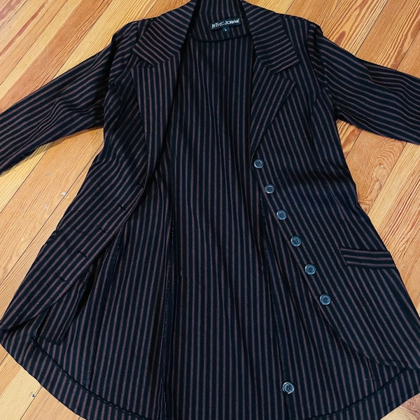 90s vintage Betsey Johnson striped jacket L.