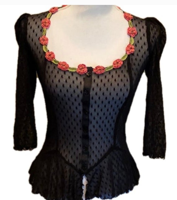Vintage Betsey Johnson cardigan, M