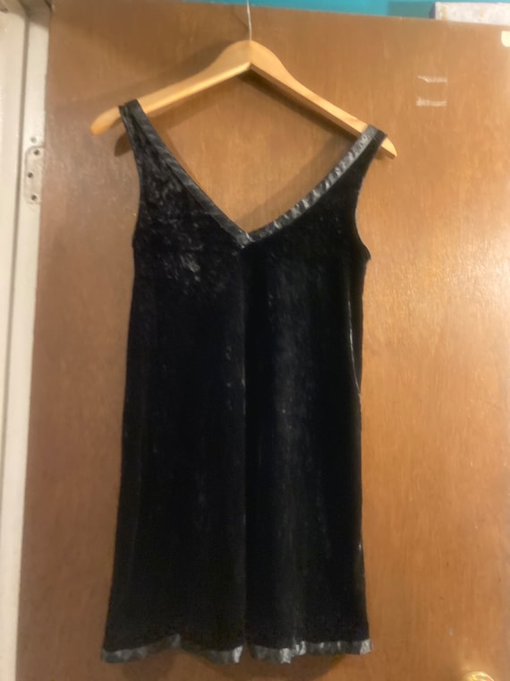 Vintage velvet Betsey Johnson dress S - image 1