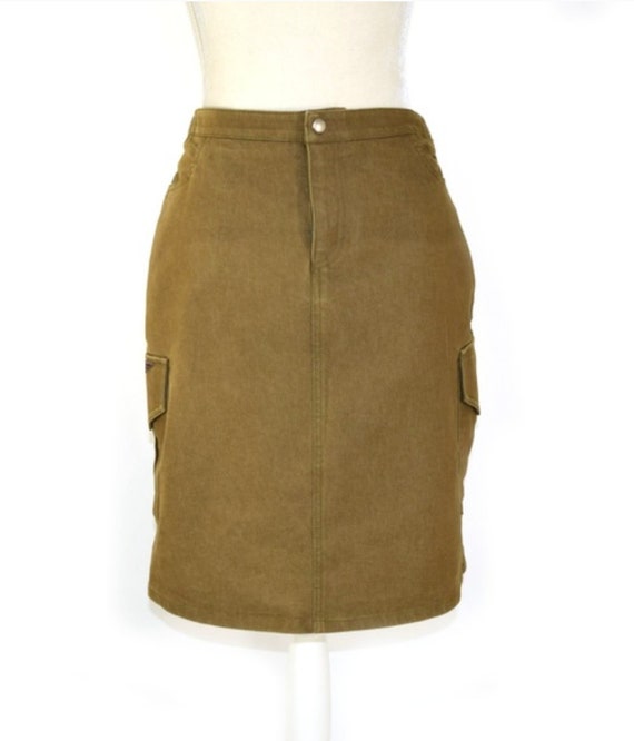 Vintage Betsey Johnson cargo skirt, M - image 2