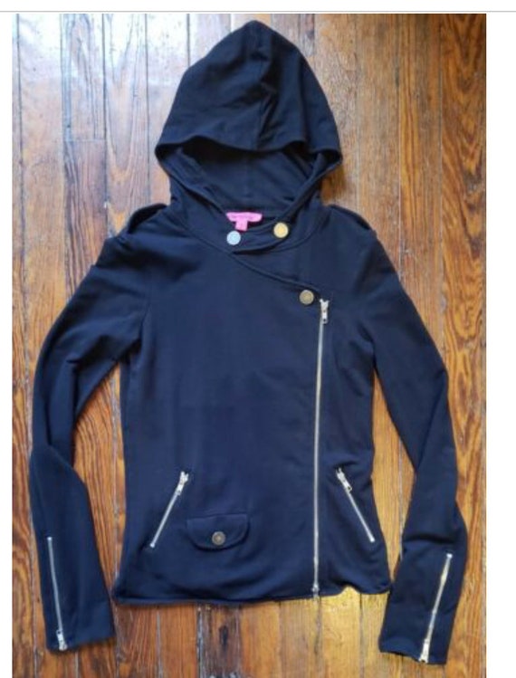 Vintage Betsey Johnson Moto jacket, L