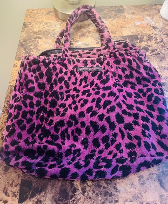 Vintage Betsey Johnson leopard bag