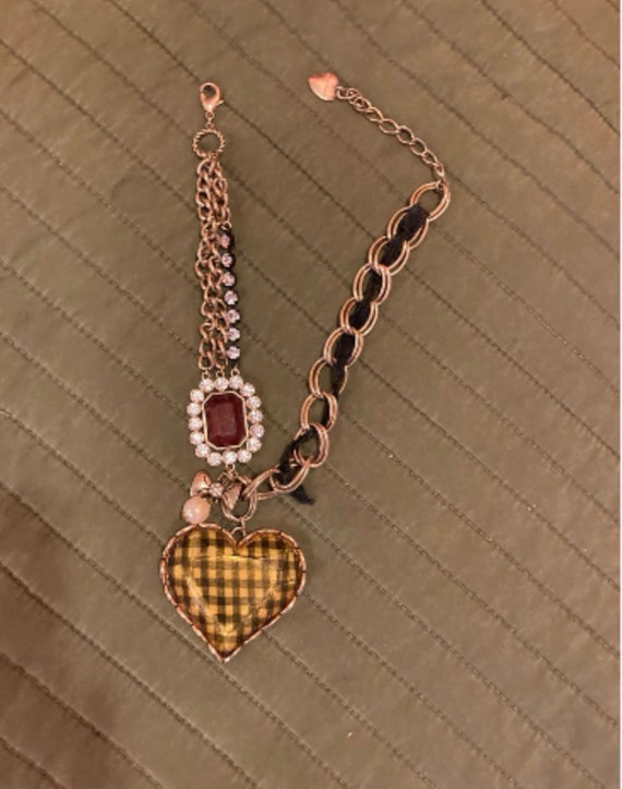 Vintage Betsey Johnson lucite necklace