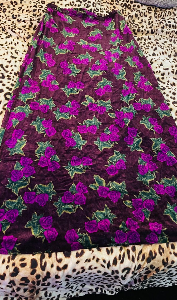 Betsey Johnson vintage velvet skirt 90s M