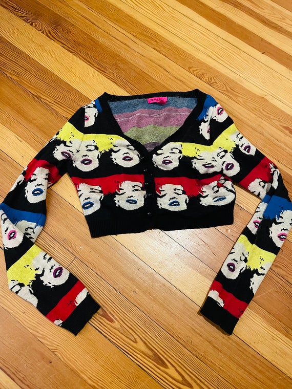 Betsey Johnson Marilyn Monroe sweater L