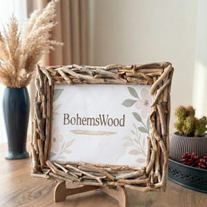 Ramka na zdjęcia z drewna dryfującego | Ręcznie robiona