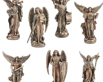 Conjunto de estatuas de los Siete Arcángeles / San Miguel Arcángel / Gabriel Rafael Uriel