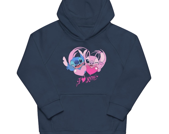 Kids Funny Hoodie – Cute Cartoon Graphic Pullover, Organic Cotton Eco Sweatshirt for Boys & Girls, Warm Cozy School Outfit