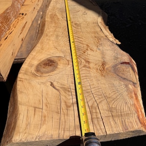 Live Edge Pine Slab 7ft x 20in x 2in • Rustic Statement Piece • DIY Console, Desk, Bar top or Wall Art • Locally Sourced