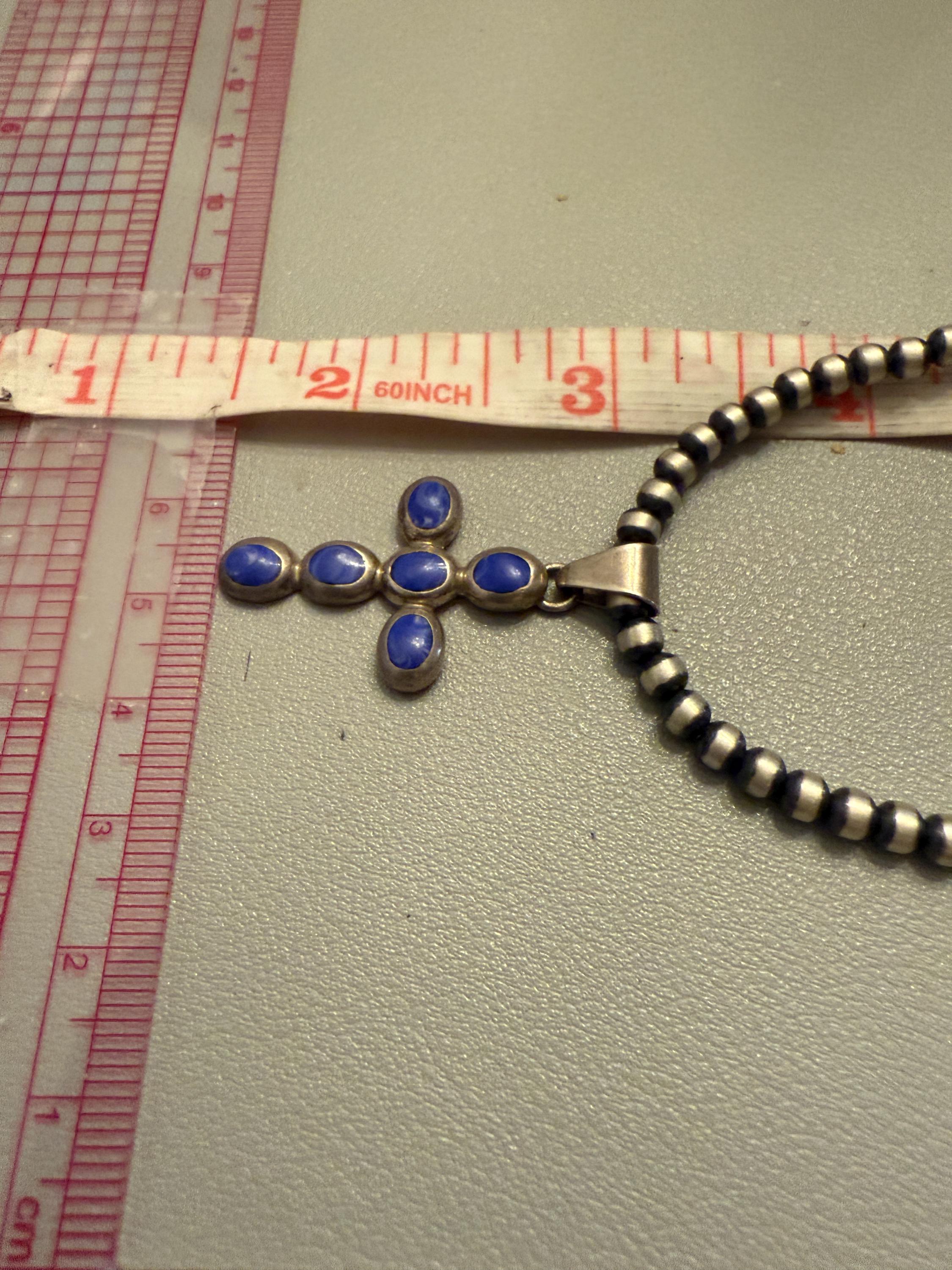 Vintage Taxco Lapis Cross Pendant – Mexican Sterling Silver - Etsy