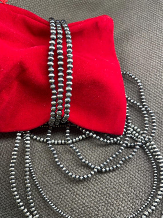 Desert Pearl Sterling Silver Beaded Bracelets
