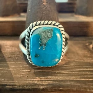 Handmade Southwestern Style Turquoise Ring