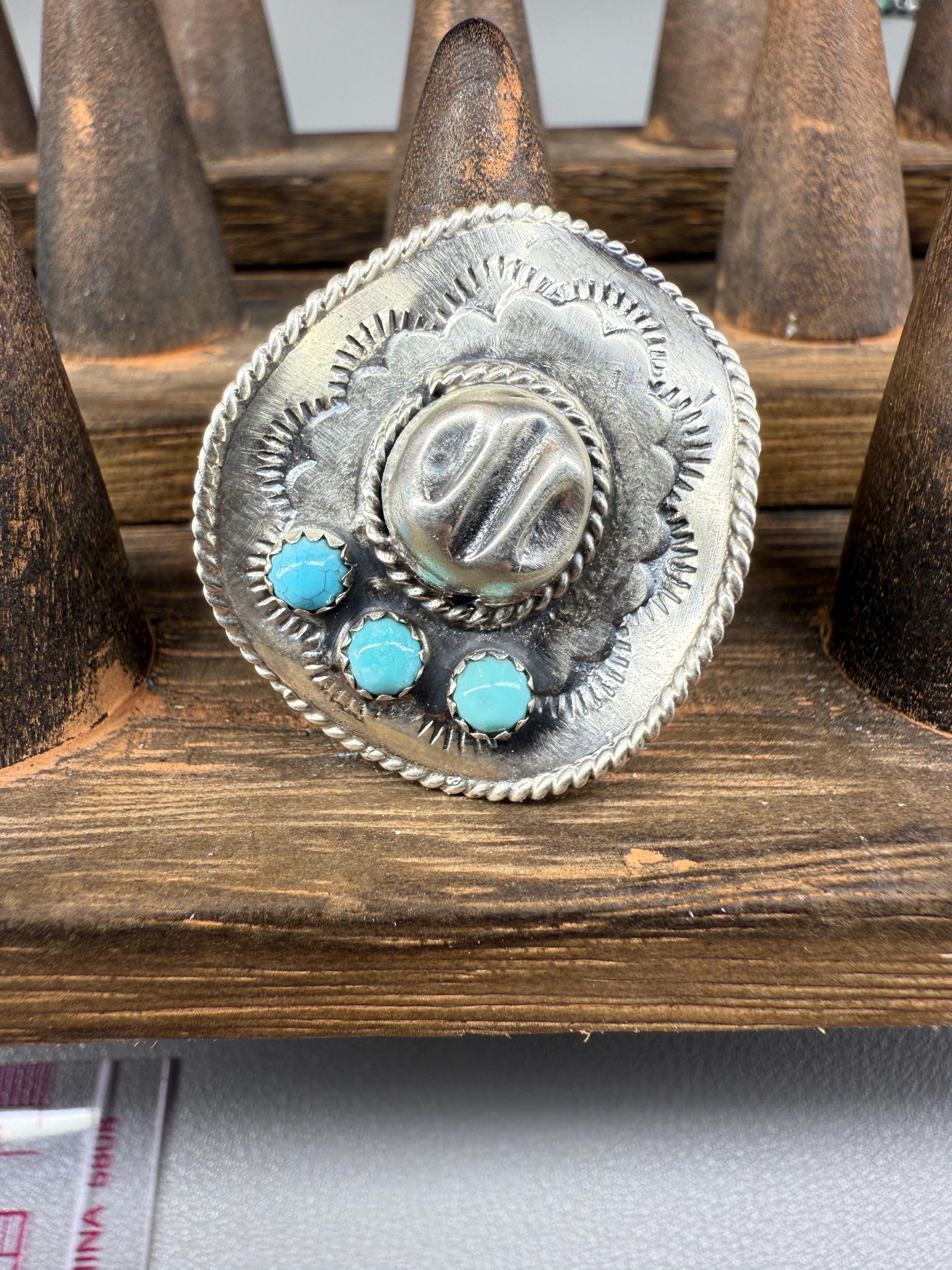 RBP Raymond Platero Sterling Silver Squash Blossom Turquoise & Coral Belt Buckle Thinking about selling, but can main image 2