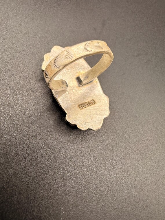 Sonoran Mountain Turquoise Statement Ring, Sterli… - image 7