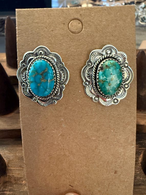 Handmade Native Inspired Ornate Sterling Silver T… - image 1