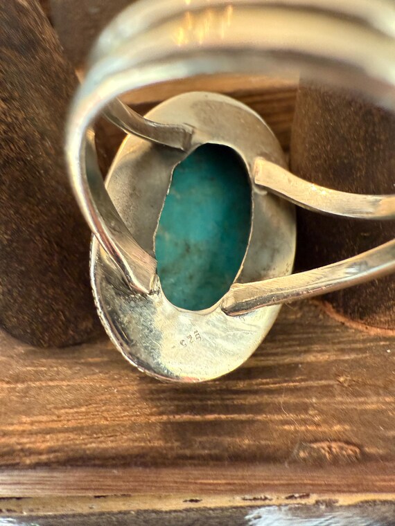 Handmade Large American-Made Turquoise Statement … - image 4