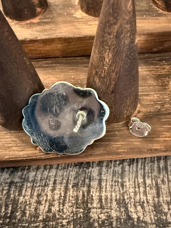 Handmade Native Inspired Ornate Sterling Silver T… - image 3