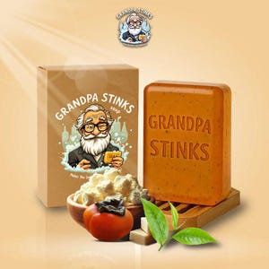 Morfar stinker naturlig luktborttagning tvål: Mogen hudvård