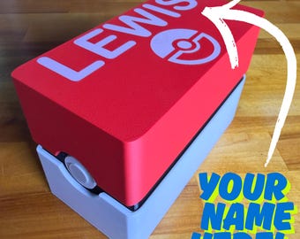 Custom Pokemon Card Aufbewahrungsbox 90 Sammelkarten NEU