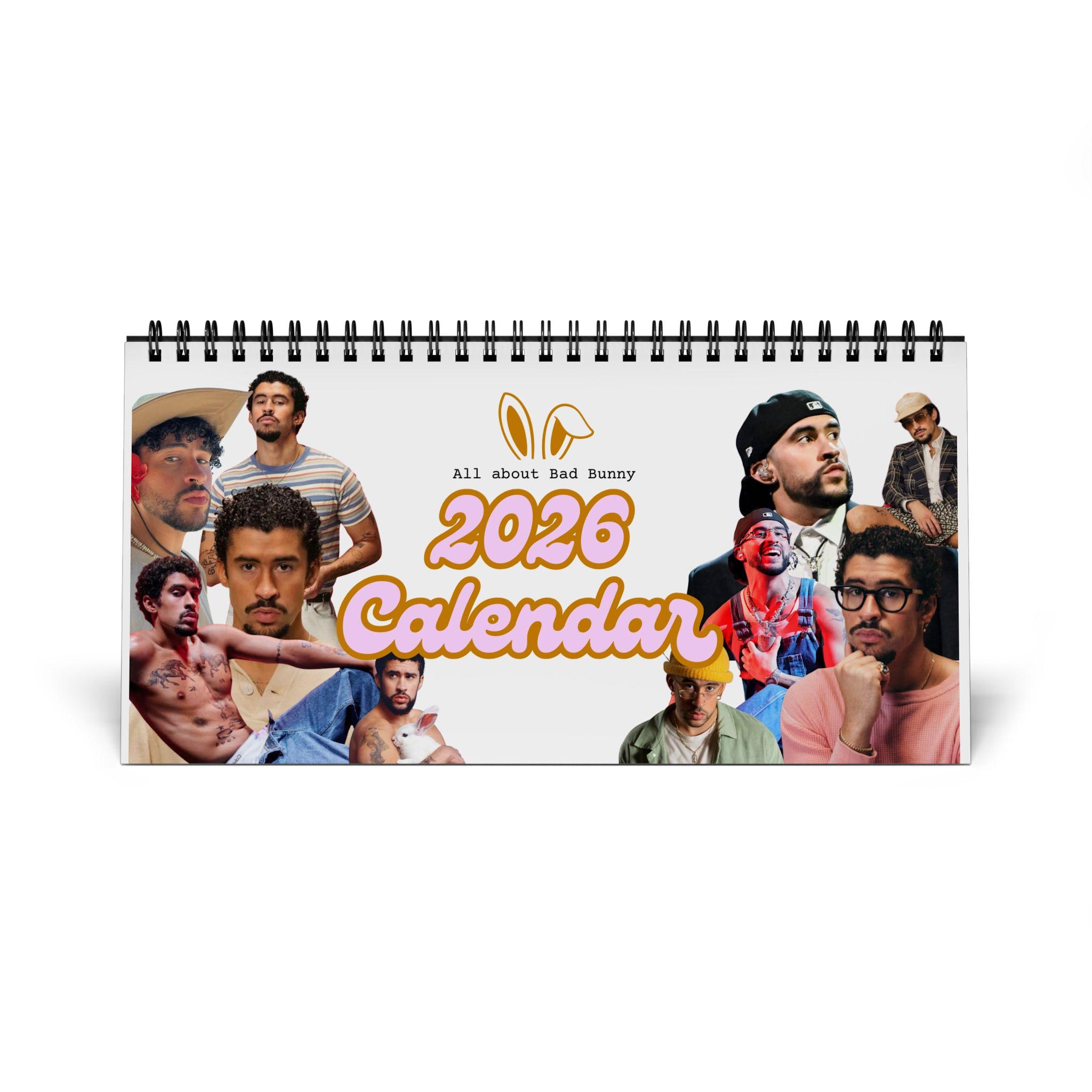 Discover 2026 Bad Bunny Desk Calendar