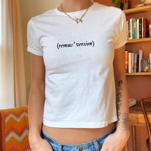 Remus Lupin's version Baby tee. Sirius Black Baby Tee, Marauders, Gift for Her, Harry Potter, Book Gift