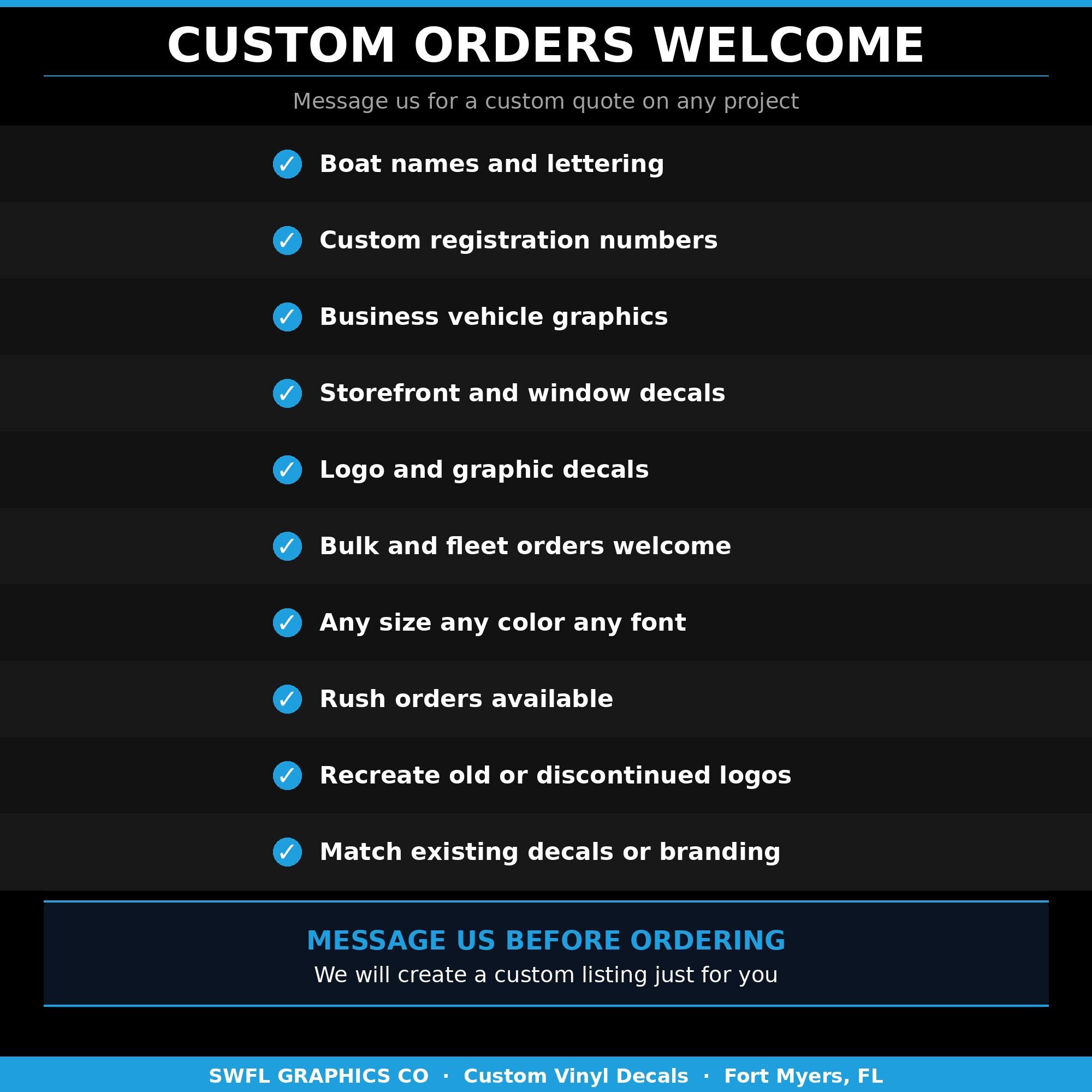 Custom Pontoon Boat Name Decal – Personalized Marine Vinyl Lettering ...