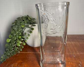 Jarrón de tequila El Jimador reciclado