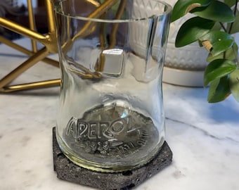 Vaso de licor reciclado de Aperol