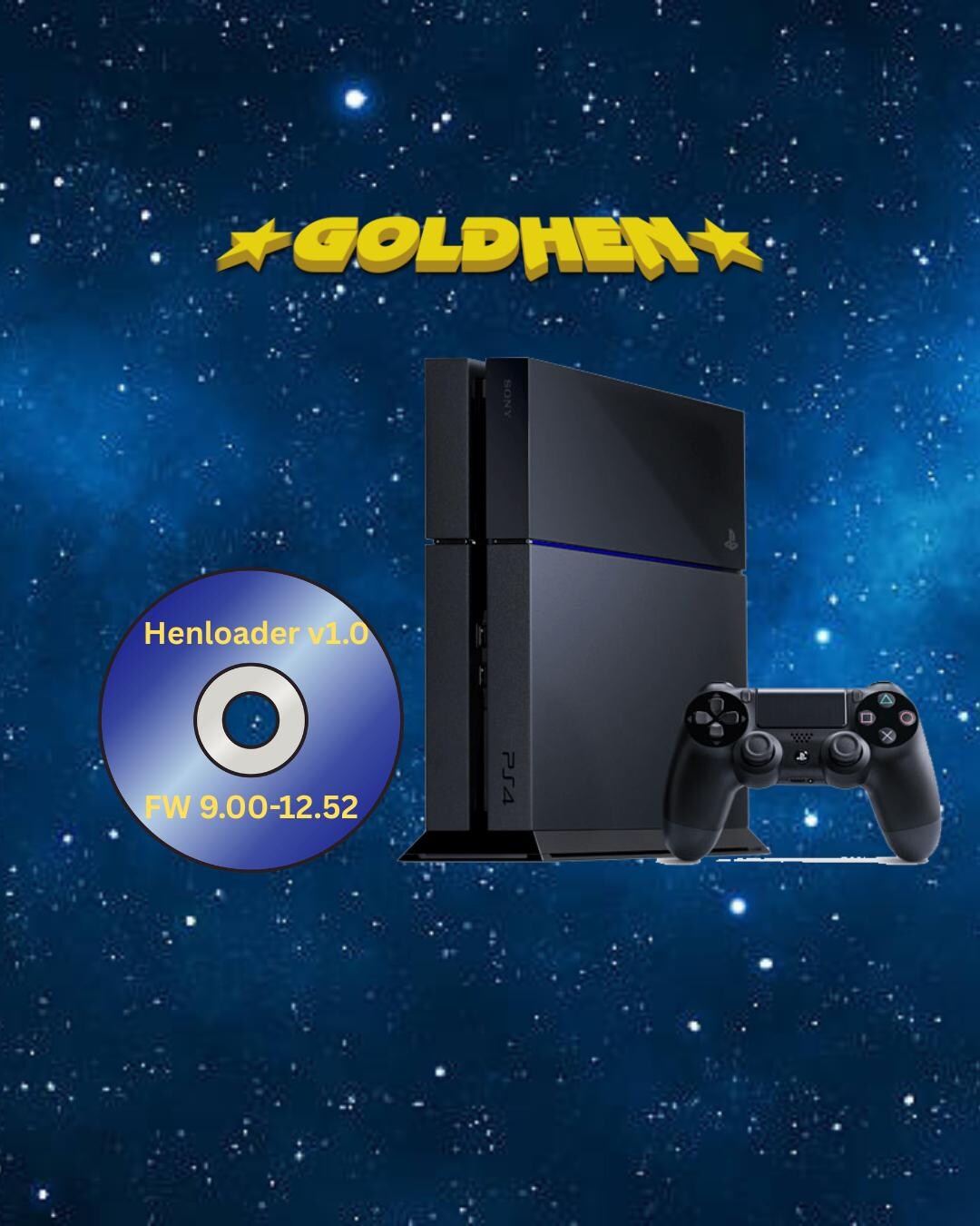 PS4 BD-J Henloader 1.0 Disc + Lapse 1.2 – FW 12.52 and Under - No