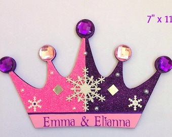 Princess crown, princess room decor, kids room signs, personalized sign,frozen room sign, princess signs, girls room signs, princess  decor,