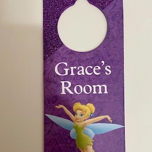 Colgante de puerta personalizado para habitación de princesa, decoración infantil imagen 10